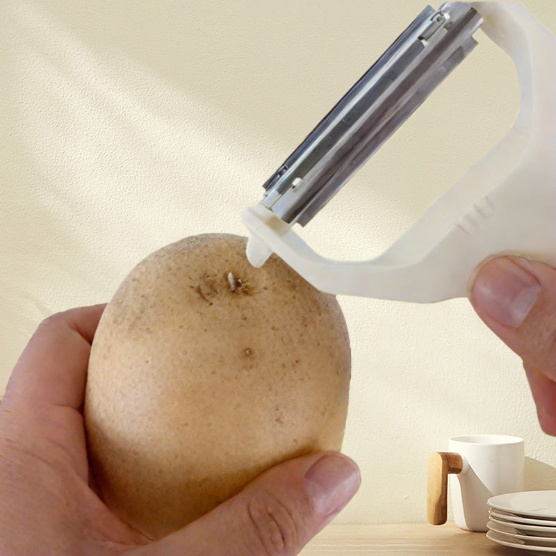 2-in-1 Dual-Head Peeler and Shredder