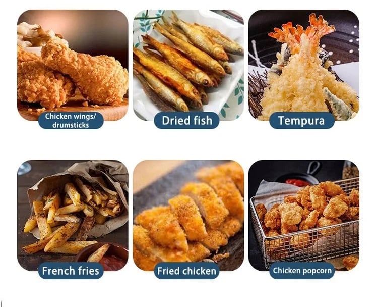 201 Stainless Steel Tempura Fryer Pot – Thermometer, Drain Rack, Deep‑Body