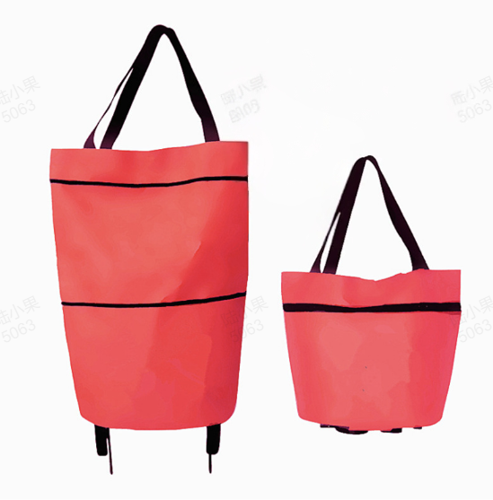 Foldable Grocery Cart Bag – The Rolling Shopping Bag That Saves Your Back