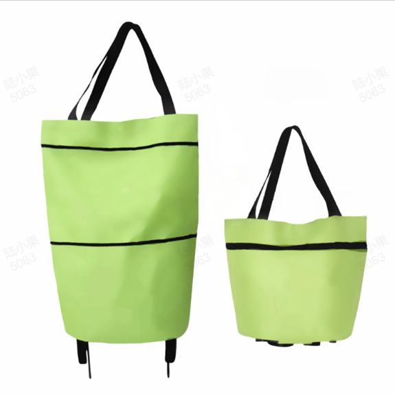 Foldable Grocery Cart Bag – The Rolling Shopping Bag That Saves Your Back