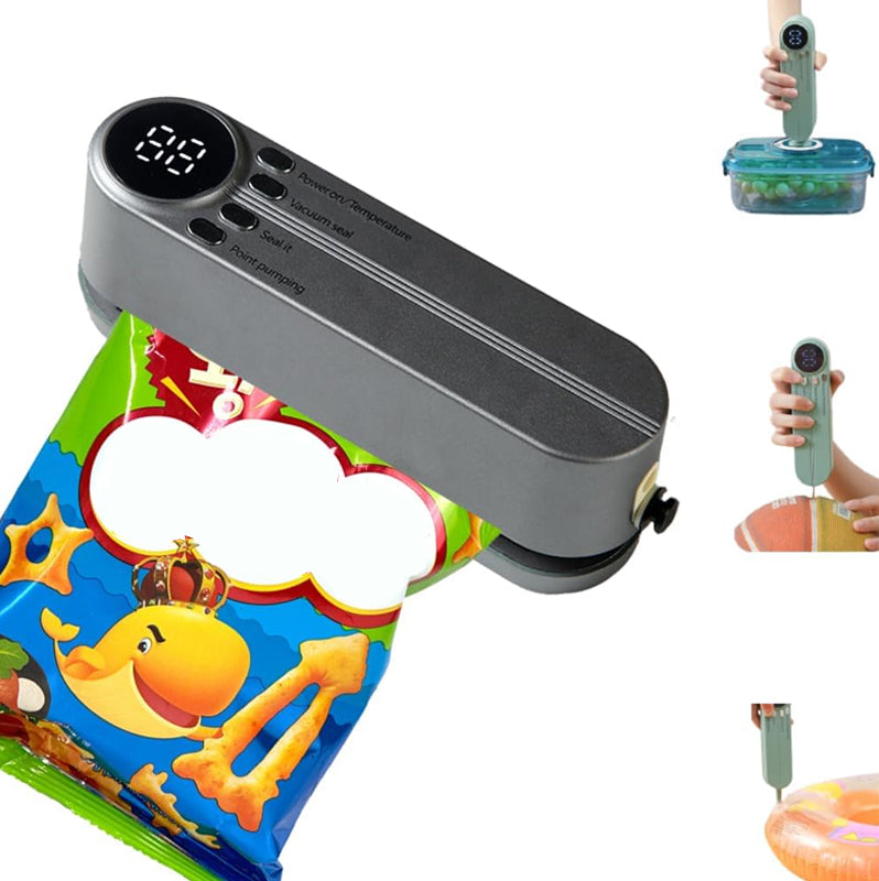 Portable Handheld Vacuum Food Preservation Packaging and Laminating Machine