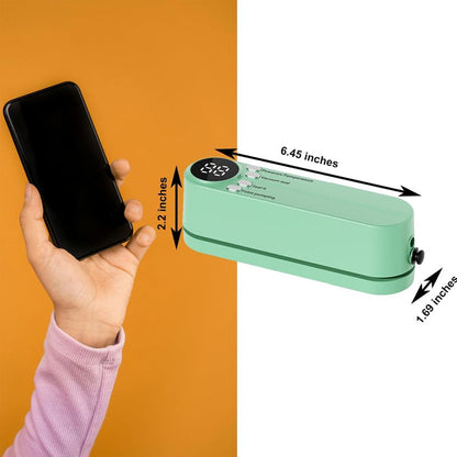 Portable Handheld Vacuum Food Preservation Packaging and Laminating Machine