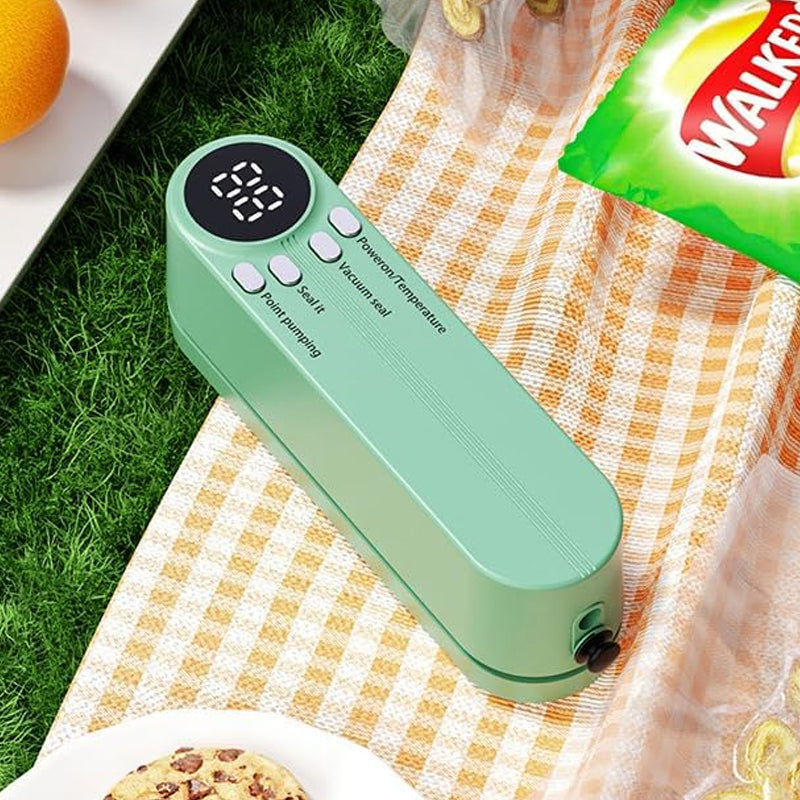 Portable Handheld Vacuum Food Preservation Packaging and Laminating Machine