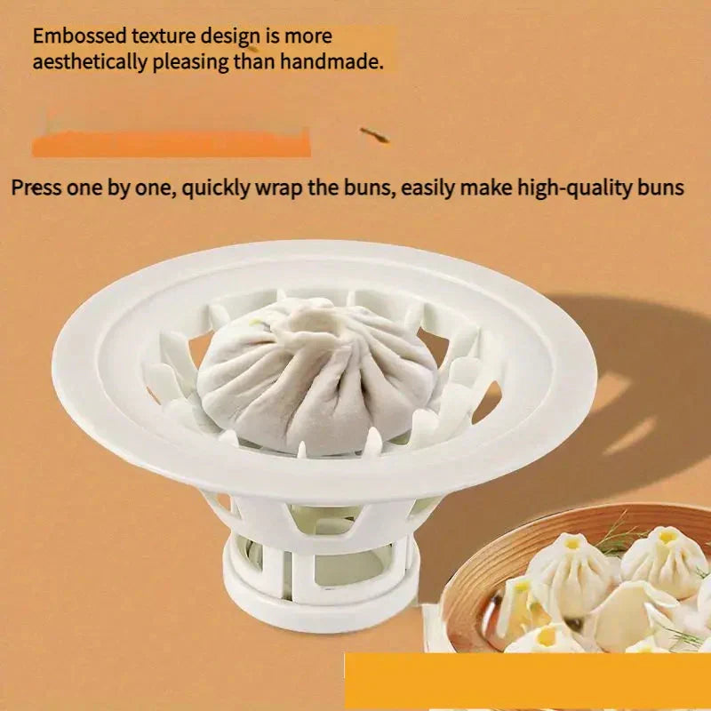 ABS Dumpling Maker Mold, Non-Stick Easy Demold Kitchen Gadget for Seamless Baozi Dumplings