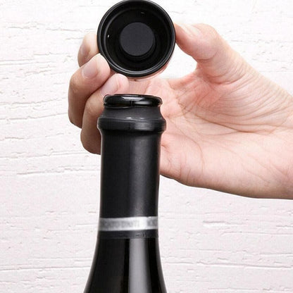 Wine & Champagne Stopper – Twist-Lock Seals Freshness, Keeps Bubbles Alive for Days