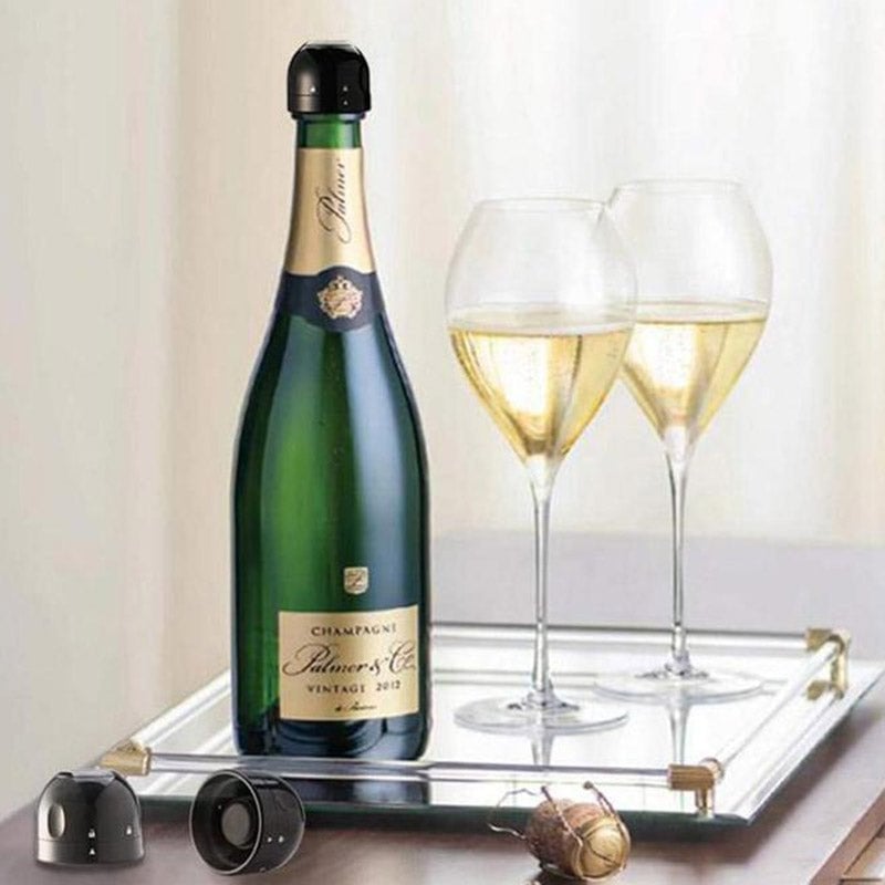 Wine & Champagne Stopper – Twist-Lock Seals Freshness, Keeps Bubbles Alive for Days