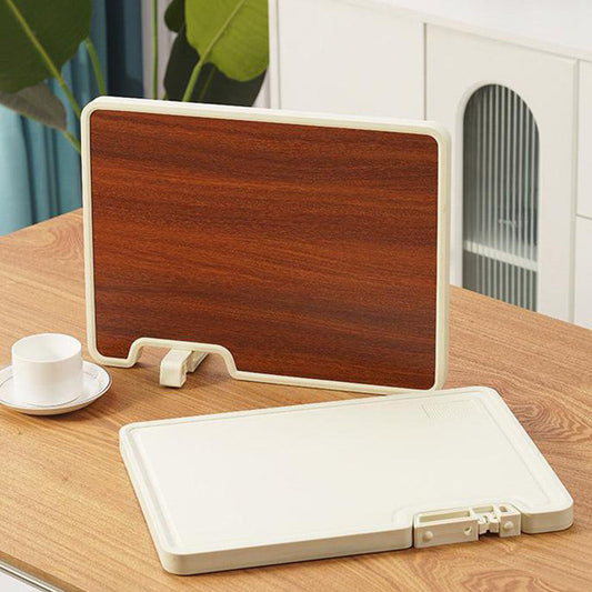 Double Sided Cutting Board with Stand