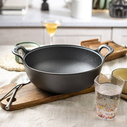 Uncoated Thick Iron Pot