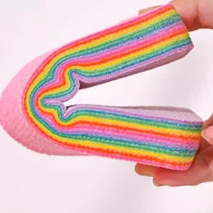 Multipurpose Microfiber 12-Layer Rainbow Tear-Off Kitchen Cleaning Rag