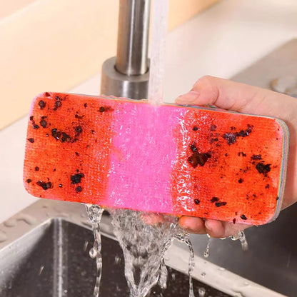 Multipurpose Microfiber 12-Layer Rainbow Tear-Off Kitchen Cleaning Rag