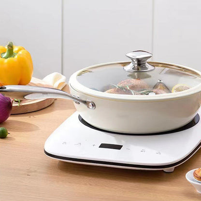 Ceramic Non-Stick White Cooking Pot