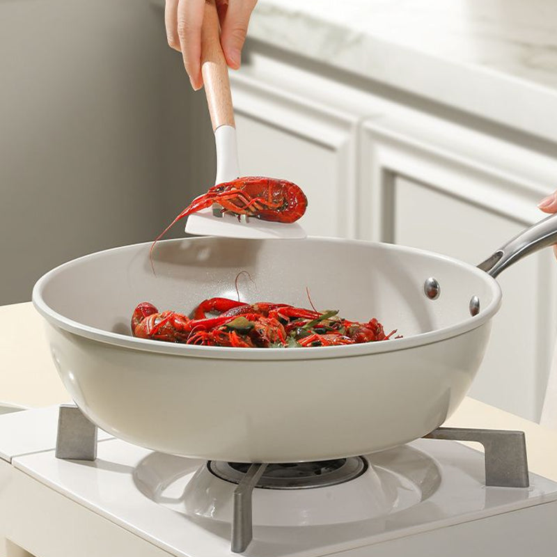 Ceramic Non-Stick White Cooking Pot