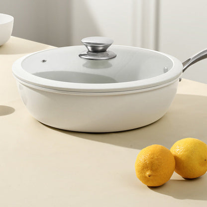 Ceramic Non-Stick White Cooking Pot