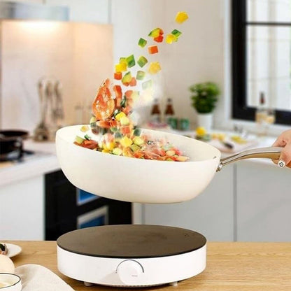 Ceramic Non-Stick White Cooking Pot