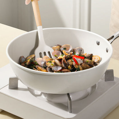 Ceramic Non-Stick White Cooking Pot