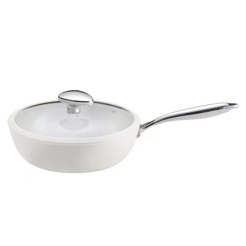 Ceramic Non-Stick White Cooking Pot