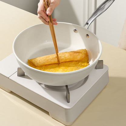 Ceramic Non-Stick White Cooking Pot