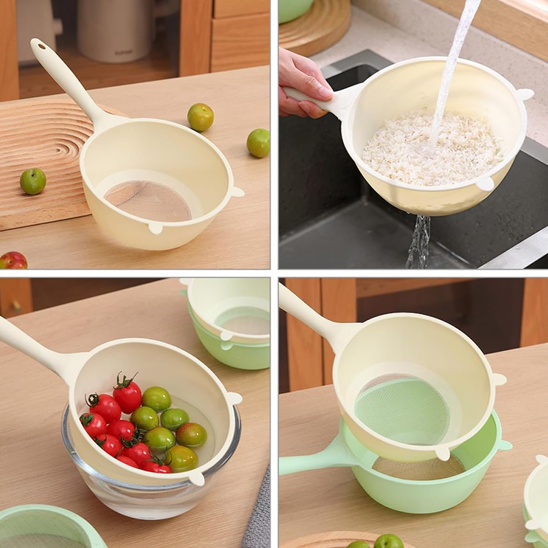 Multifunctional Drain Basket for Fruit, Vegetables and Rice