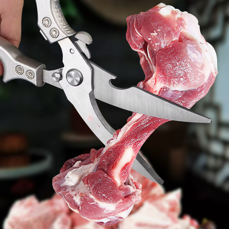 Safe Multi-Functional Stainless Steel Kitchen Scissors