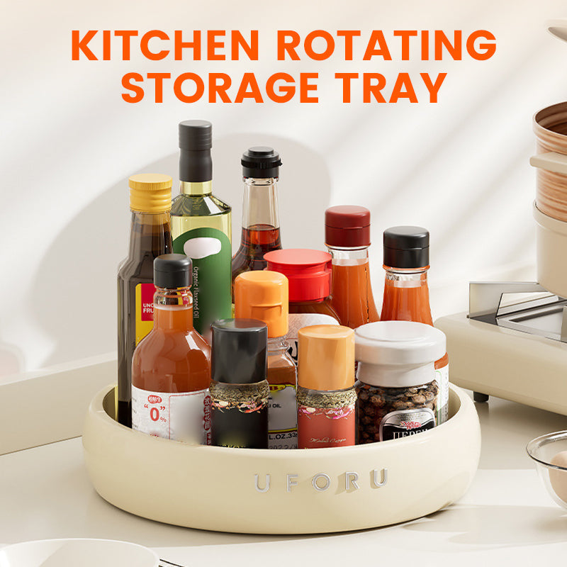 Multifunctional Kitchen Rotating Storage Tray