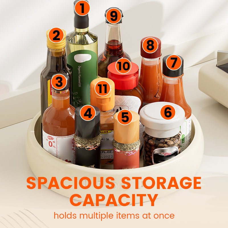 Multifunctional Kitchen Rotating Storage Tray
