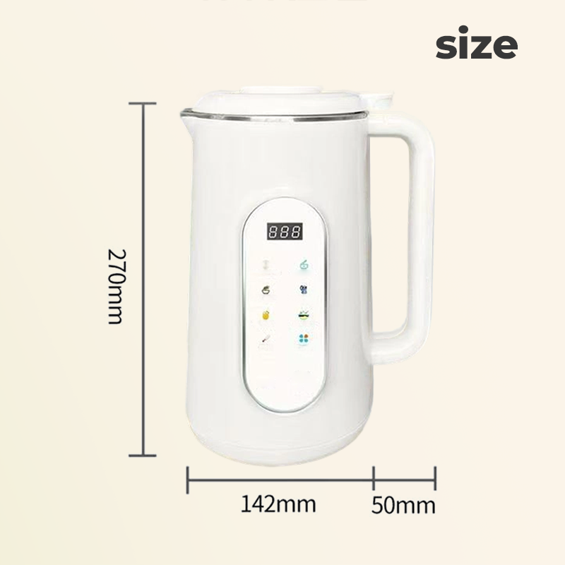 Multifunctional machine for making nut milk