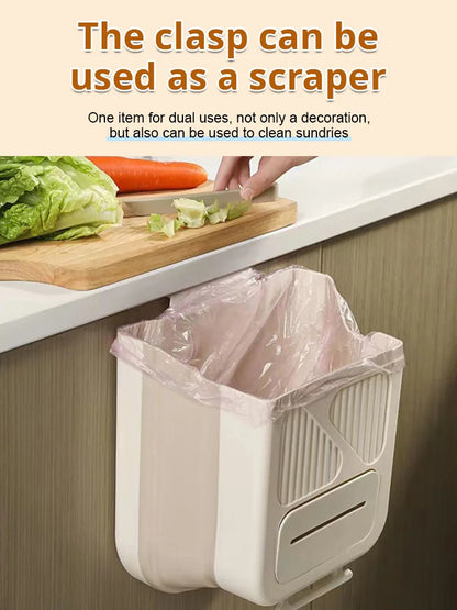 Foldable Hanging Trash Can – Space Saving, Leak Proof & Easy to Clean