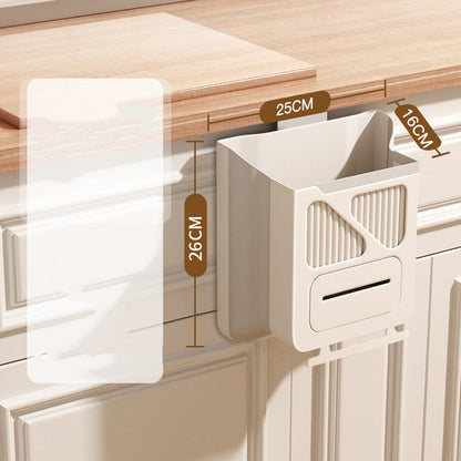 Foldable Hanging Trash Can – Space Saving, Leak Proof & Easy to Clean