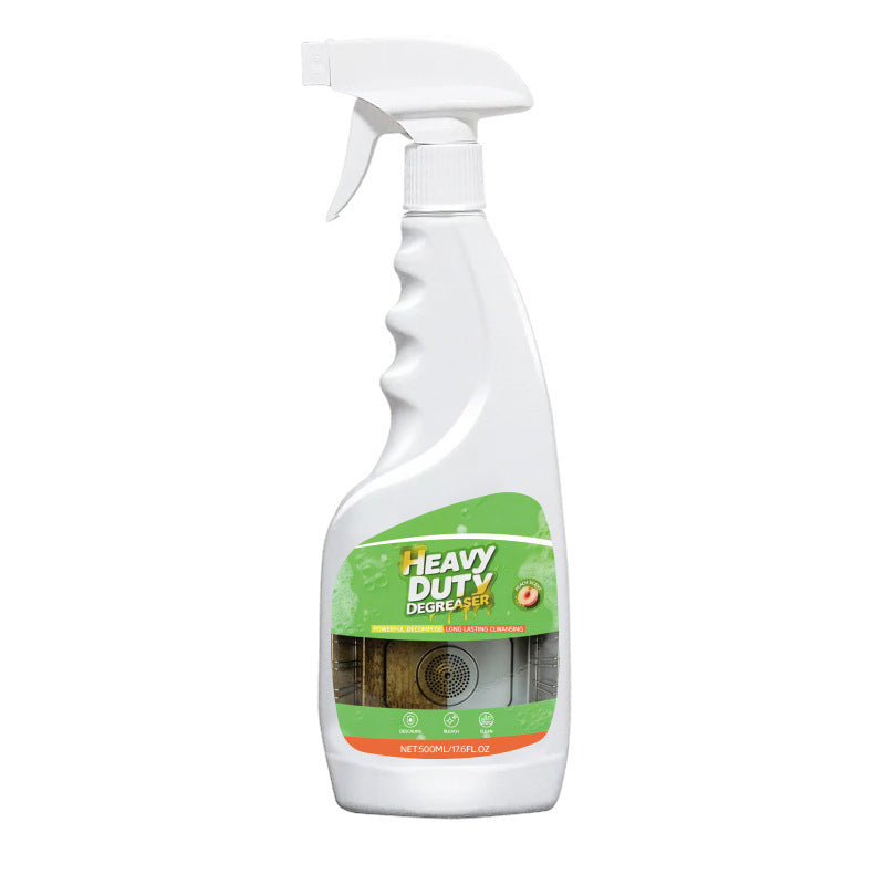 Heavy-Duty Kitchen Degreaser Spray – Fast-Acting Grease Melter, for Range Hoods & Refreshing Peach Aroma – One Spray, Spotless Kitchen