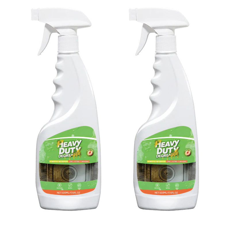 Heavy-Duty Kitchen Degreaser Spray – Fast-Acting Grease Melter, for Range Hoods & Refreshing Peach Aroma – One Spray, Spotless Kitchen