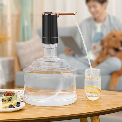 Foldable Electric Water Pump Dispenser – Portable USB Water Transfer Pump, Universal Fit for 2-5 Gallon Jugs, Camping & Home Water Dispensing