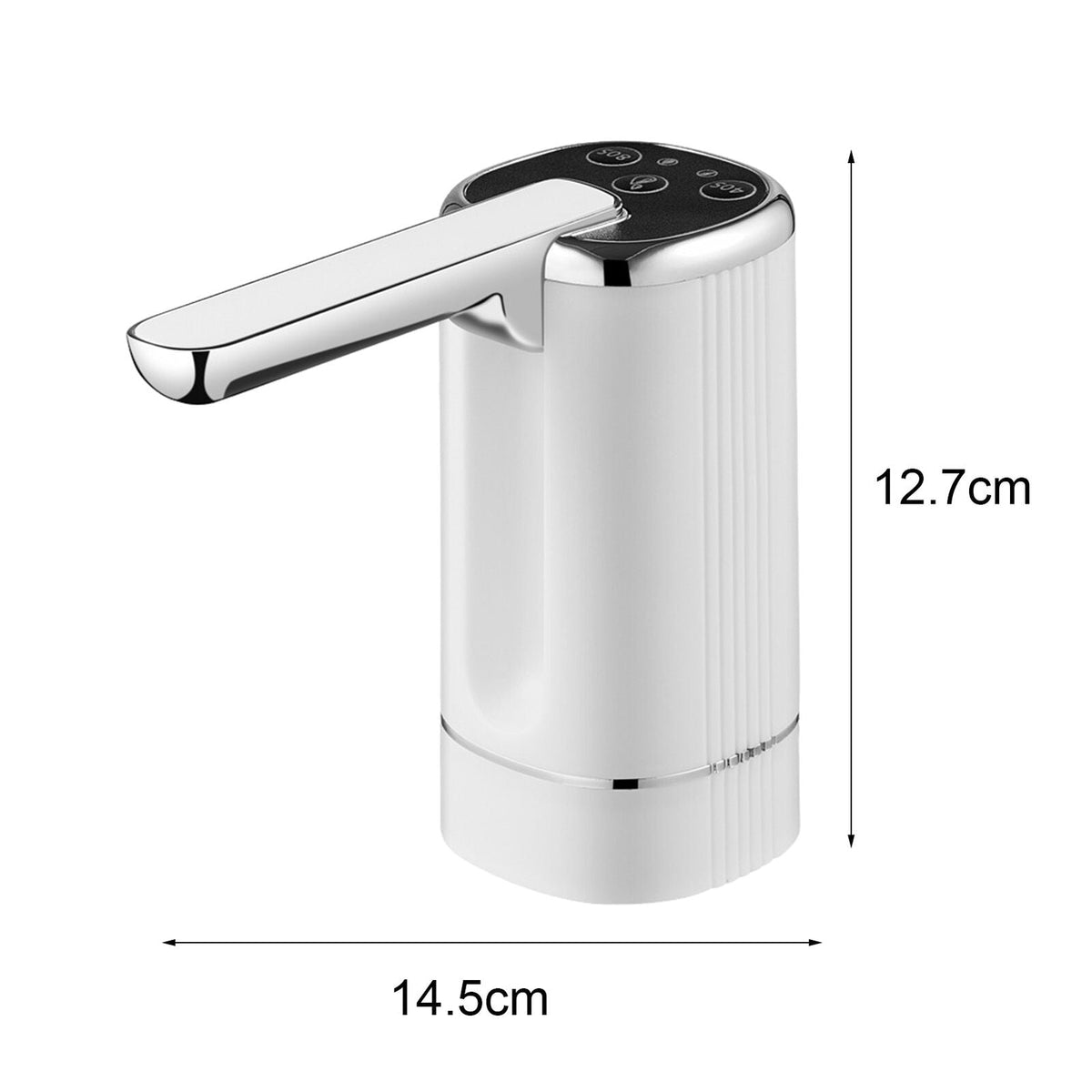 Foldable Electric Water Pump Dispenser – Portable USB Water Transfer Pump, Universal Fit for 2-5 Gallon Jugs, Camping & Home Water Dispensing