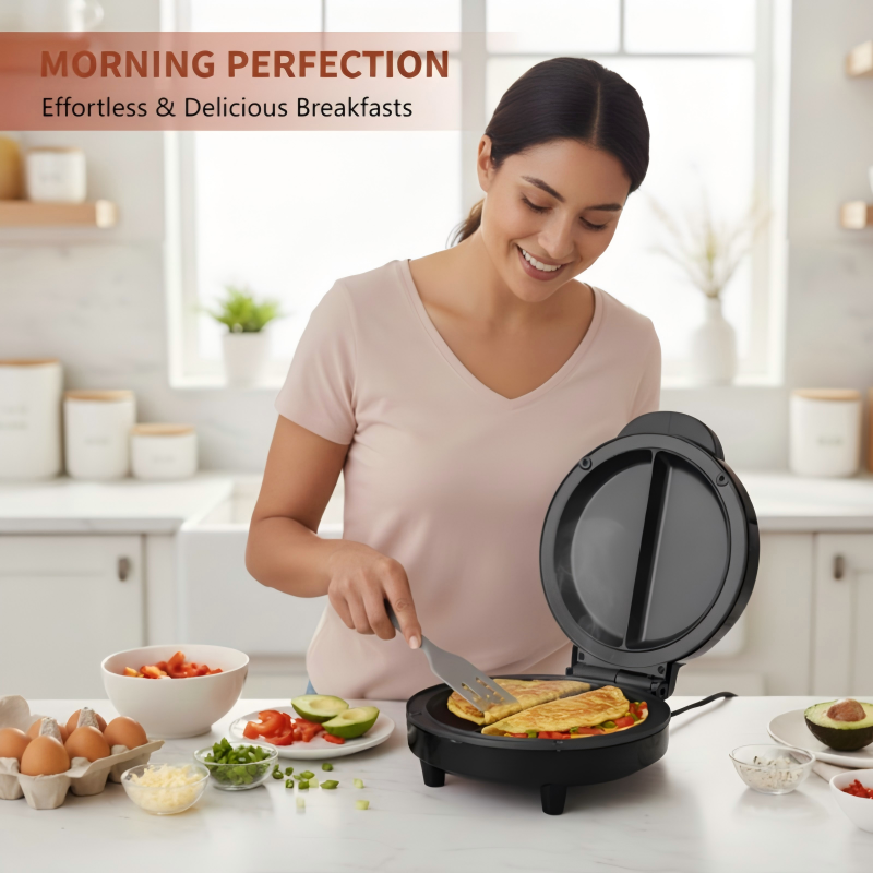 Multifunctional Electric Nonstick Breakfast Griddle – Nonstick surface, even heating & versatile cooking – for pancakes, eggs & full breakfasts