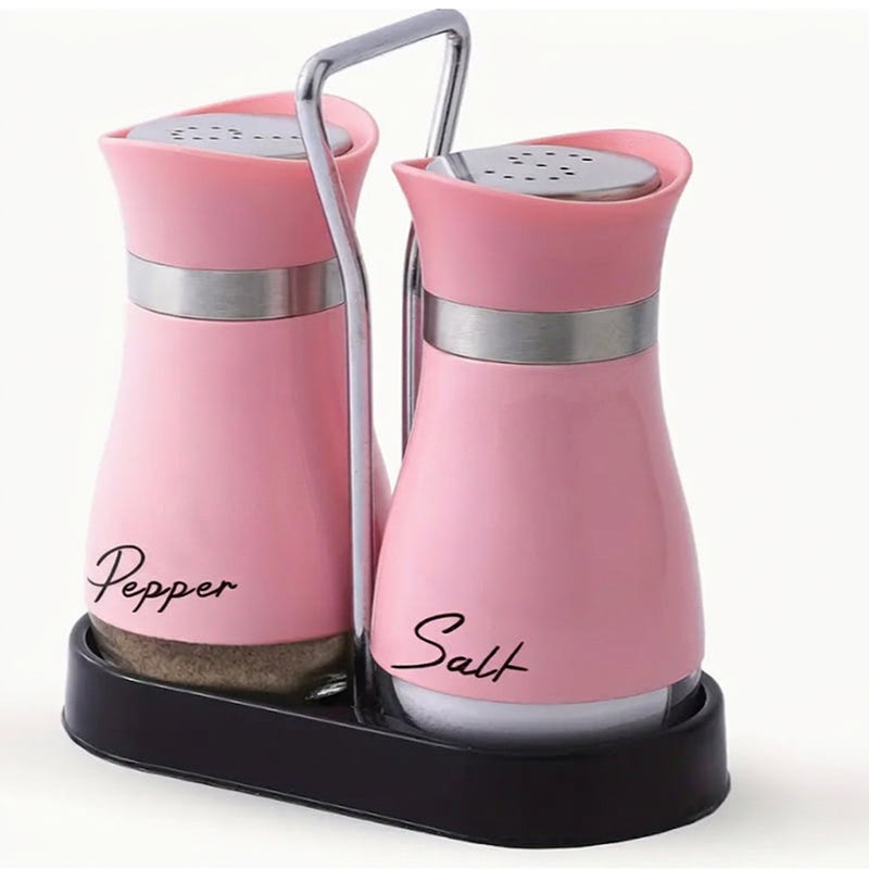 Penguin Design Salt and Pepper Shaker Set, Transparent Glass Bottom Seasoning Dispenser, Large‑Mouth Refillable Spice Container for Kitchen Countertop