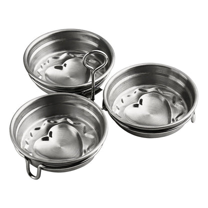 3-in-1 Stainless Steel Egg Poacher – Poach, Steam, Bake – 304 Steel, Non-Stick Release, One Pan, Endless Breakfasts