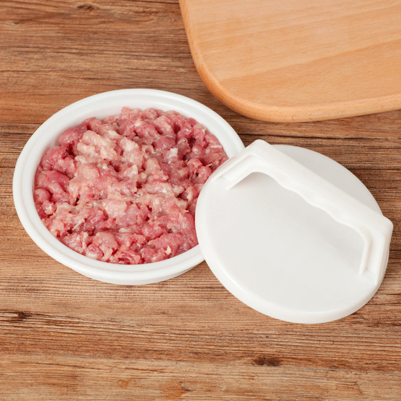 Burger Press – Uniform patties, fat‑draining plate & non‑slip grip