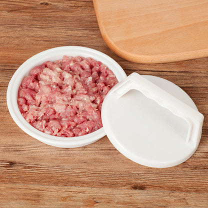 Burger Press – Uniform patties, fat‑draining plate & non‑slip grip