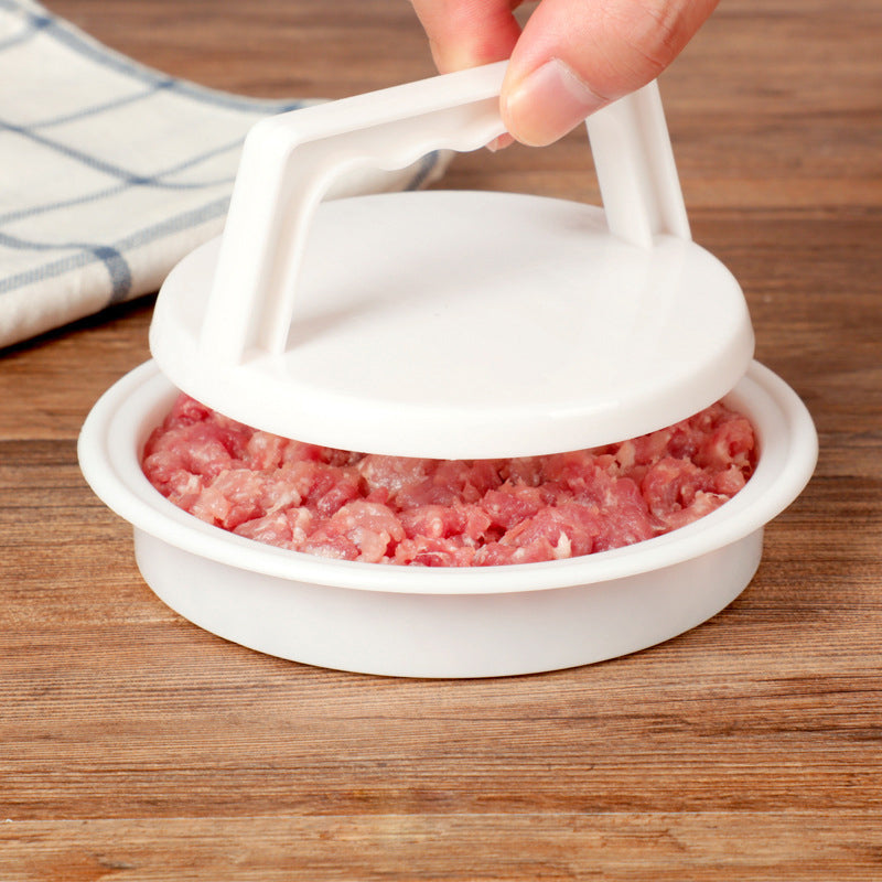 Burger Press – Uniform patties, fat‑draining plate & non‑slip grip