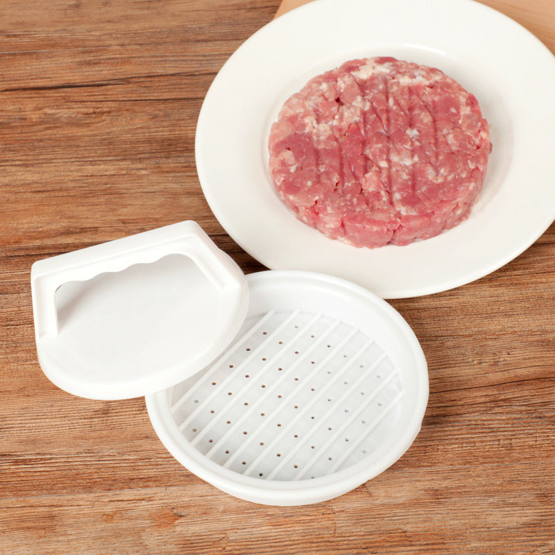 Burger Press – Uniform patties, fat‑draining plate & non‑slip grip