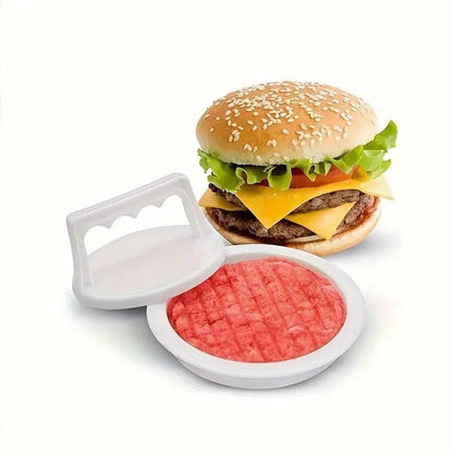 Burger Press – Uniform patties, fat‑draining plate & non‑slip grip