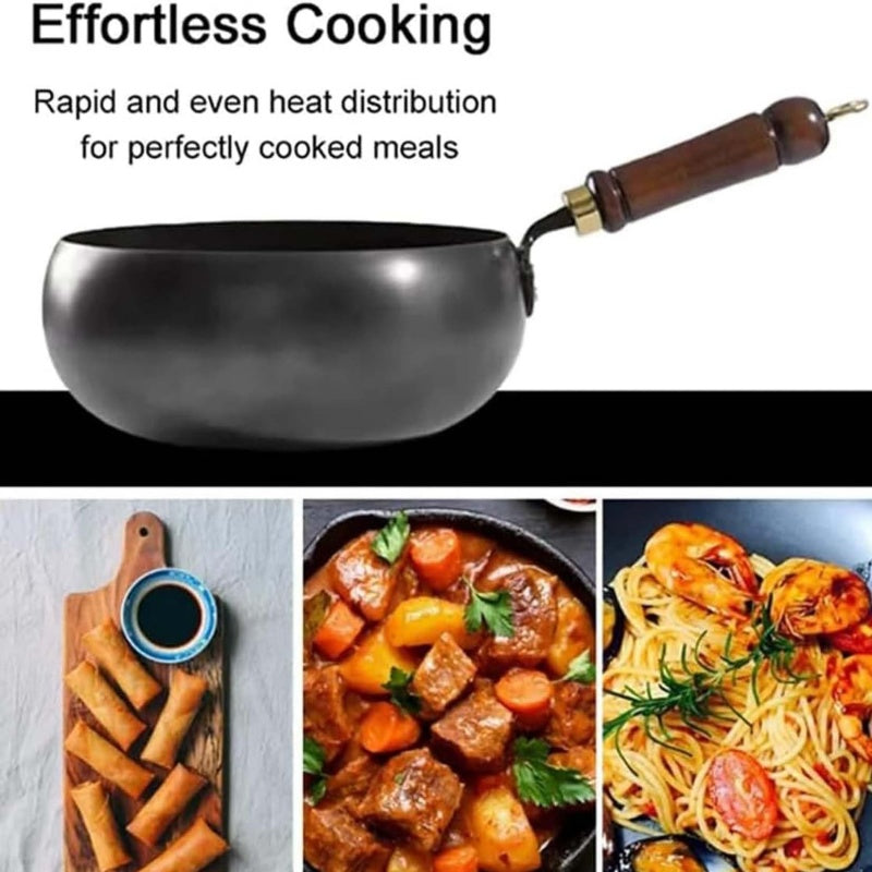 Cast Iron Dutch Oven Pot with Lid – Deep Cooking Pot for Stews, Soups & One-Pot Family Meals
