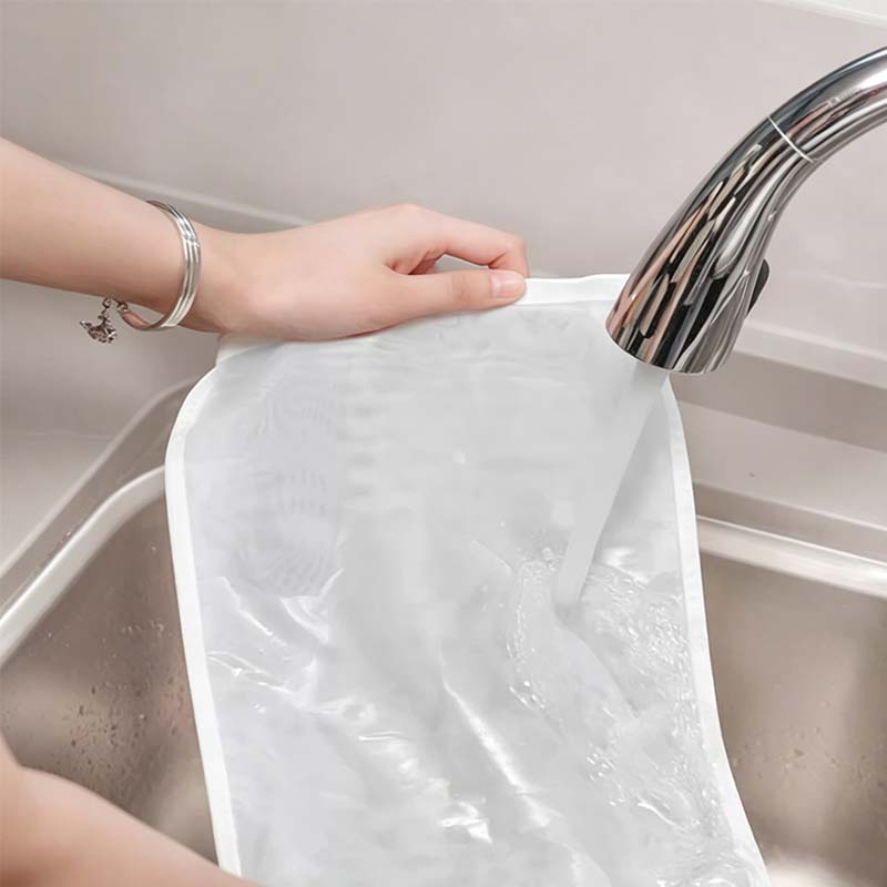 Strainer Bag – High-density mesh, drawstring & reusable. Smooth filtering